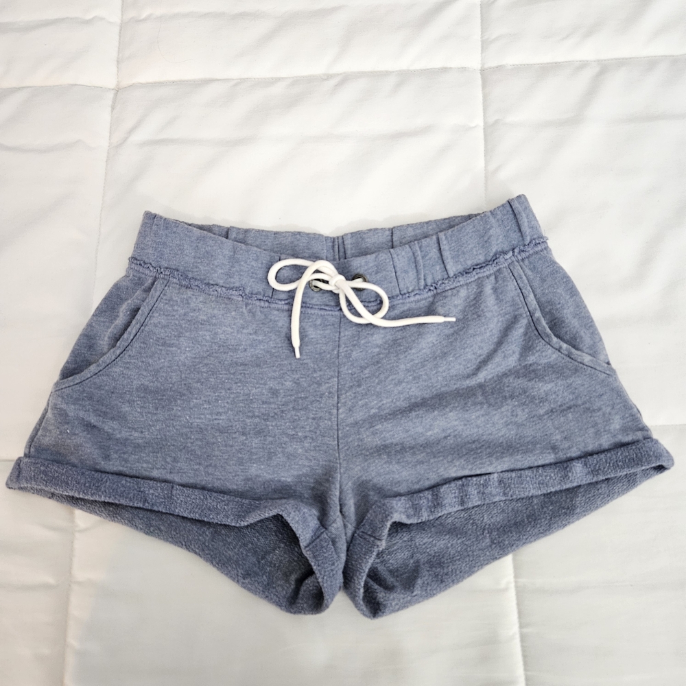 Women's Blue Sweat Shorts